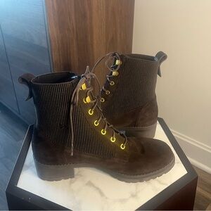 Cole Haan Women's CAMEA WP Combat Boot II Ankle Size 10